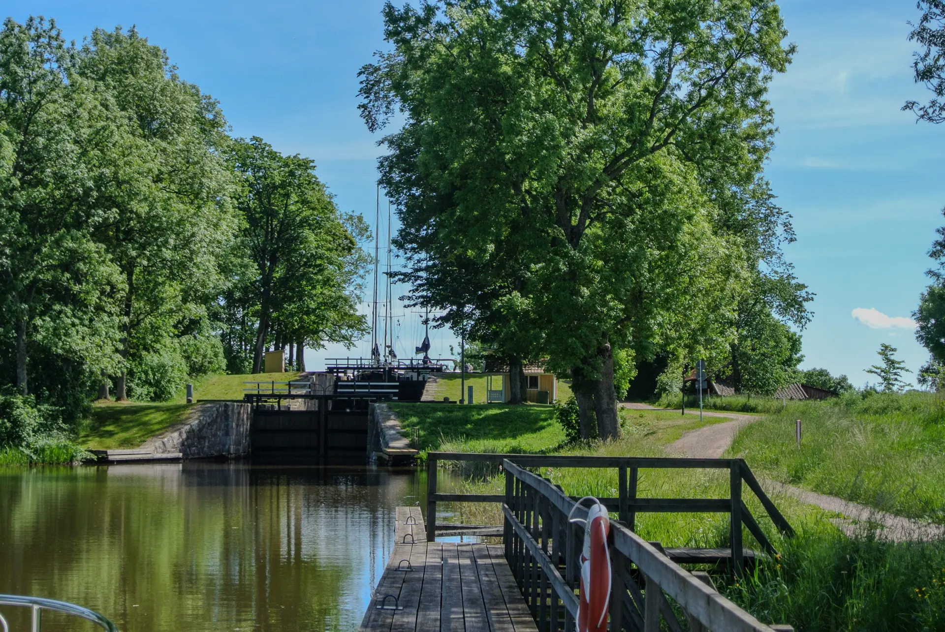 Locks Passage on the Canals